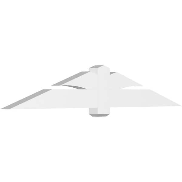 Ekena Millwork Redmond 84 in. W x 14 in. H x 4 in. D Signature Polyurethane Bracket
