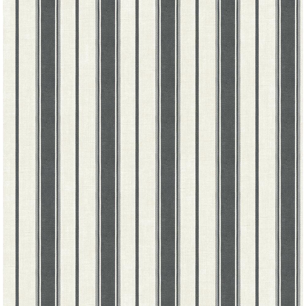 Poppy Seed Eliott Linen Stripe Paper Unpasted Nonwoven Wallpaper Roll 60.75 sq. ft. price history on PriceWatchPro