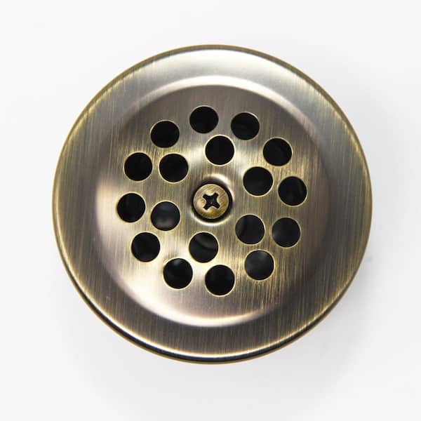 Bathtub Shoe Grid/Strainer Cover 2-7/8 in. Matching Screw for Use with Trip  Lever Style Drain Assembly