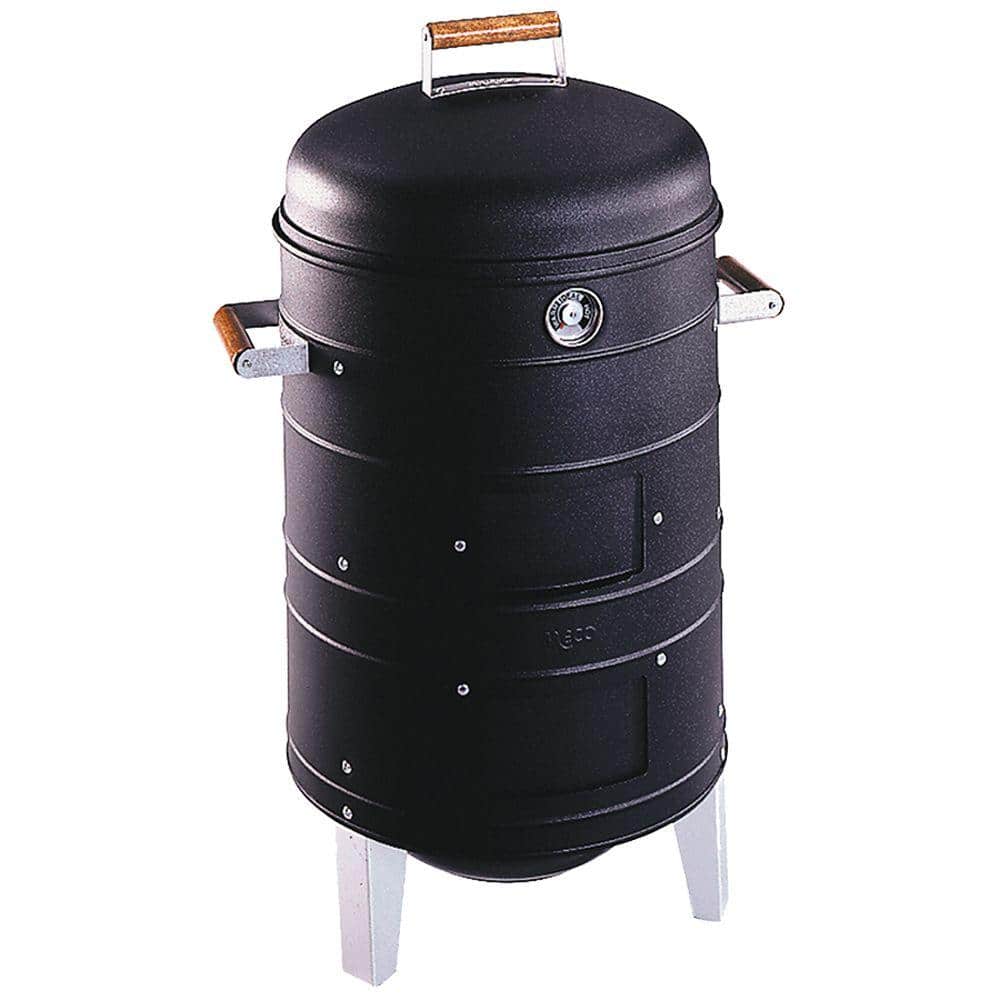 Americana Double Grid Charcoal Water Smoker in Black 5023I4.181