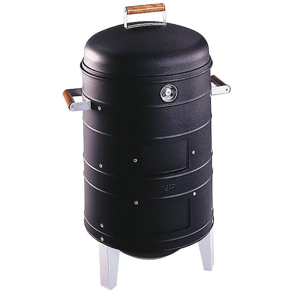 Americana Double Grid Charcoal Water Smoker in Black