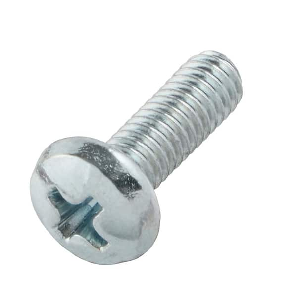 Everbilt M4-0.7x12mm Zinc Pan Head Phillips Drive Machine Screw 2 ...