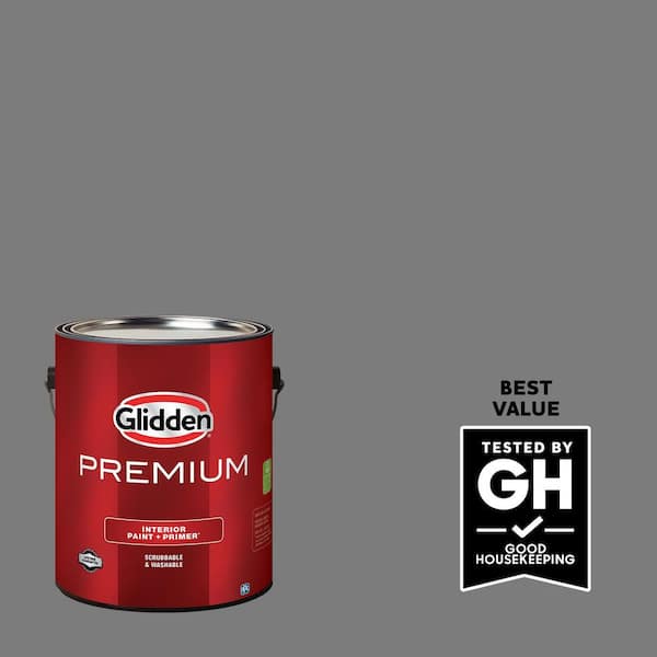 Glidden Premium 1 gal. PPG0997-6 Industrial Revolution Flat Interior Latex Paint