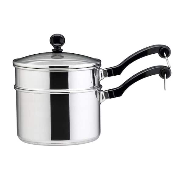 3-Piece Classic Stainless Steel Double Boiler Set