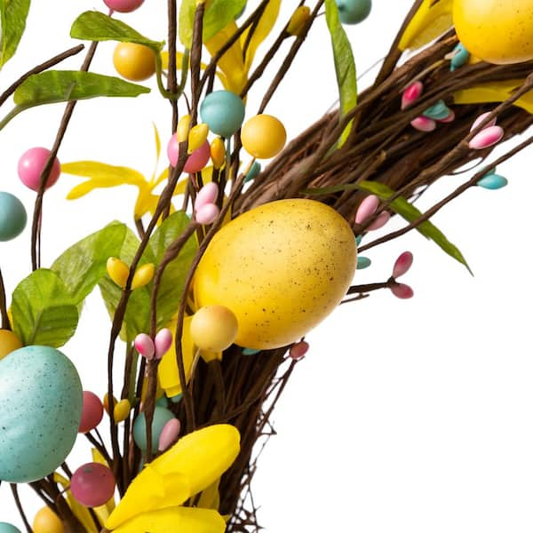 Glitzhome 22-in H Easter Hanging Decoration in Green | GH2006600006