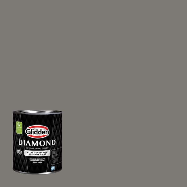 Glidden Diamond 1 qt. PPG0998-6 On the Edge Flat Interior Paint with Primer