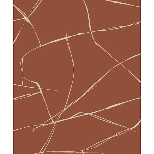 Redwood Astratto Abstract Unpasted Paper Nonwoven Wallpaper Roll 57.5 sq. ft.