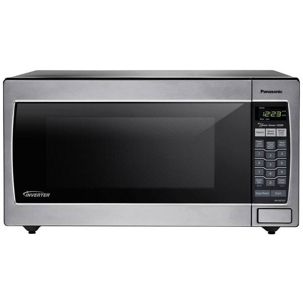 Panasonic 2.2 cu. ft. 1250 Watt Countertop Microwave in Stainless Steel with Sensor Cooking