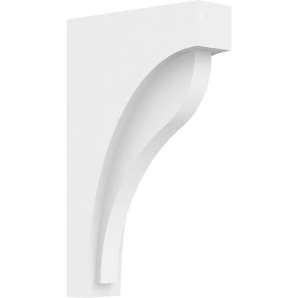 Ekena Millwork 1-1/2 in. x 8-3/8 in. x 5 in. Standard Helena Unfinsihed Architectural Grade PVC Corbel