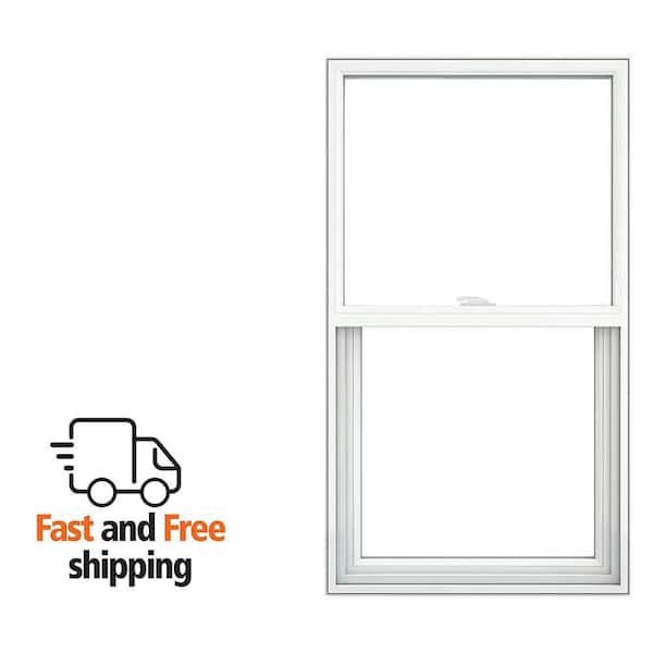 MI Windows and Doors 35.75 in. x 71.5 in. 3500 Series Single Hung Vinyl ...