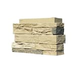 Slatestone 4.5 in. x 12.75 in. Faux Stone Siding Corner in Sahara (4-Pack)