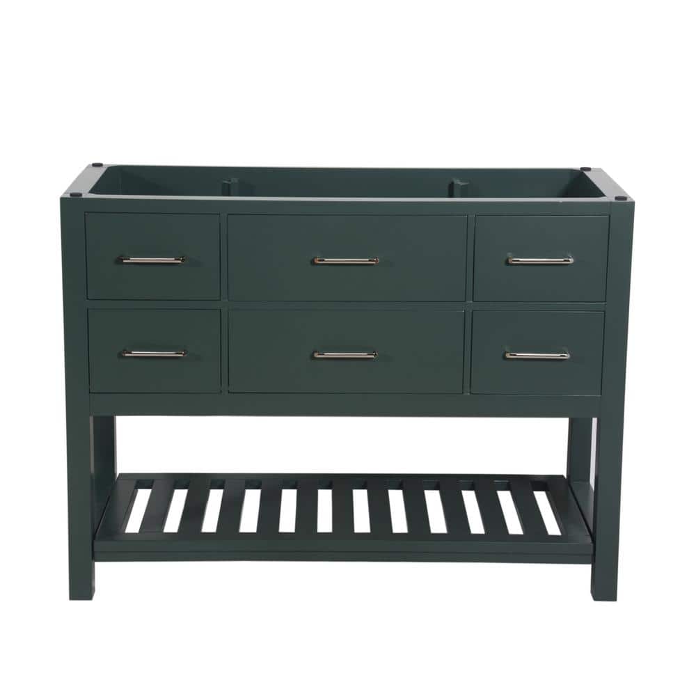 Santa Monica 48 in. W x 18 in. D x 35 in. H Bath Vanity Cabinet without Top