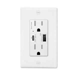 Vrbgify 3-Outlets with 3-USB Ports and 1-Type C, Multi Plug Socket ...