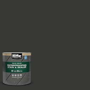1 qt. #N520-7 Carbon Solid Color Waterproofing Exterior Wood Stain and Sealer