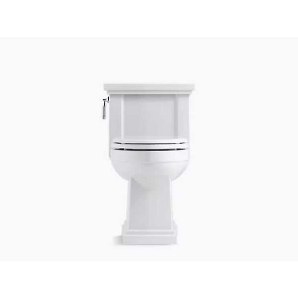 Tresham 12 in. Rough In 1-Piece 1.28 GPF Single Flush Elongated Toilet in White Seat Included