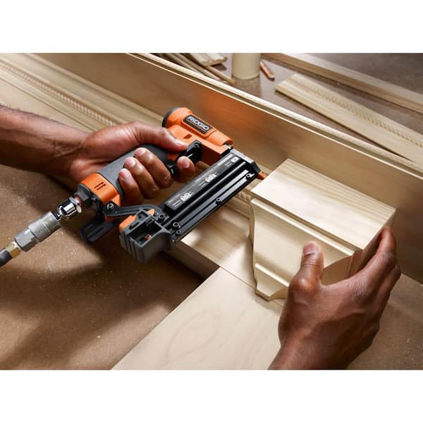 RIDGID - Pneumatic 23-Gauge 1-3/8 in. Headless Pin Nailer with Dry-Fire Lockout