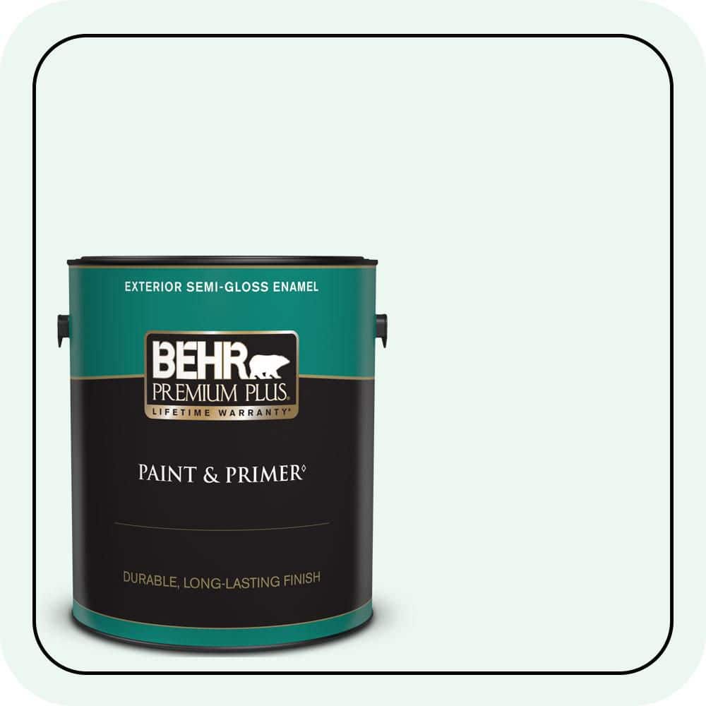1 gal. #PPL-15 Icy Wind Semi-Gloss Enamel Exterior Paint & Primer price history on PriceWatchPro
