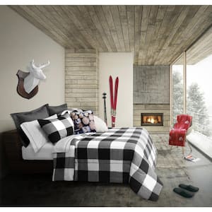 Safdie & Co. Multi-Colored Plaid Twin Polyester Comforter Only