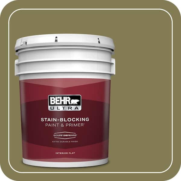 BEHR ULTRA 5 gal. Home Decorators Collection #HDC-AC-16A Fern Grove Extra Durable Flat Interior Paint & Primer