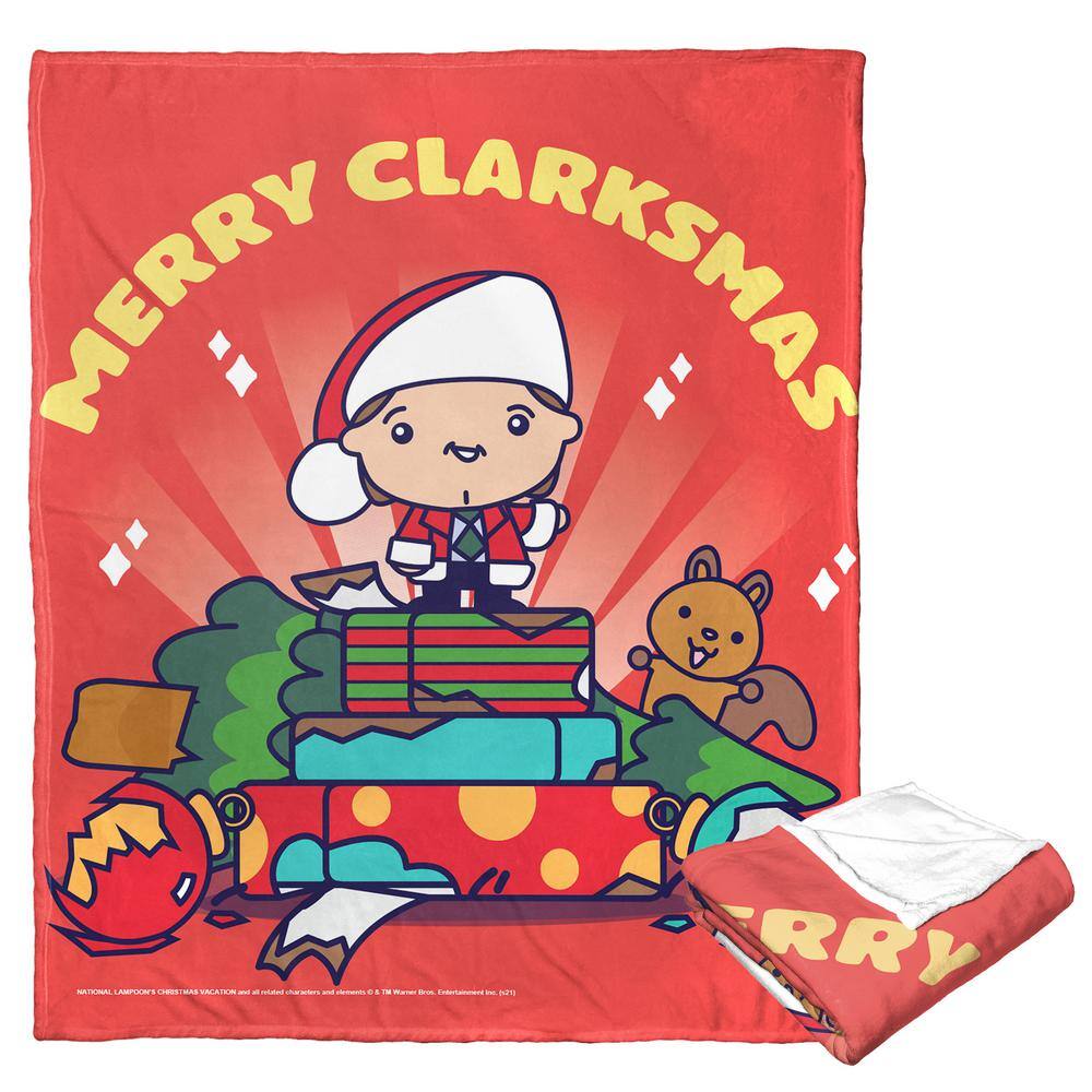 THE NORTHWEST GROUP Wb Nlcv Merry Clarkmas Cartoon Silk Touch Multi-Colored Throw