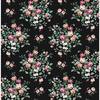 NextWall Ebony Floral Bunches Vinyl Peel and Stick Wallpaper Roll (30. ...