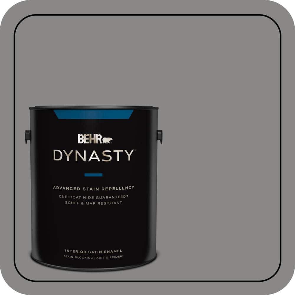 1 gal. #PPU26-04 Falcon Gray Satin Enamel Interior Stain-Blocking Paint and Primer price history on PriceWatchPro