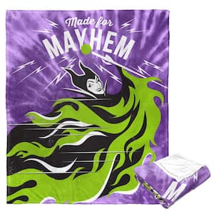 Disney Villains Maleficent Mayhem Silk Touch Multi-Colored Throw Blanket
