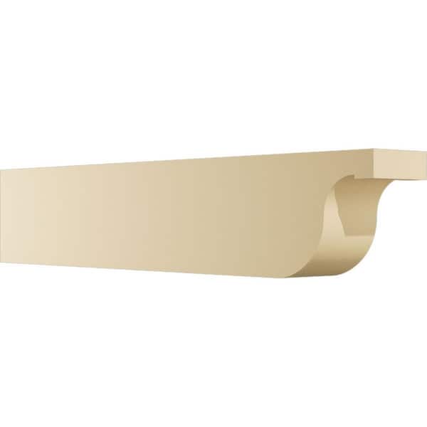 Ekena Millwork Standard Del Monte 5 in. W x 8 in. H x 42 in. D Signature Urethane Rafter Tail Outlooker