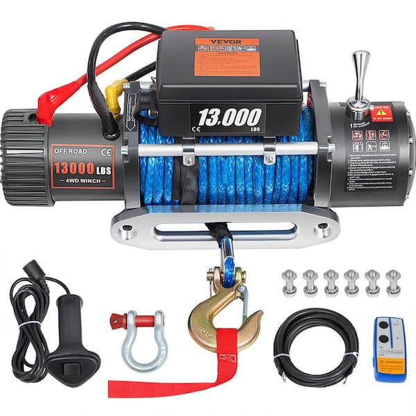 VEVOR 13000 lbs. Electric Winch 12Volt Power Winch with Wireless