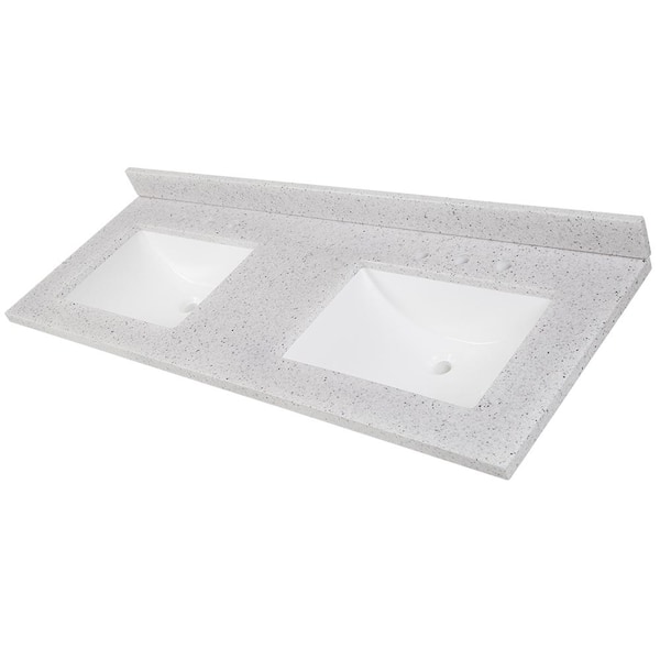 61-in Dune Solid Surface Bathroom Vanity Top 61-in Dune Solid Surface Bathroom Vanity Top