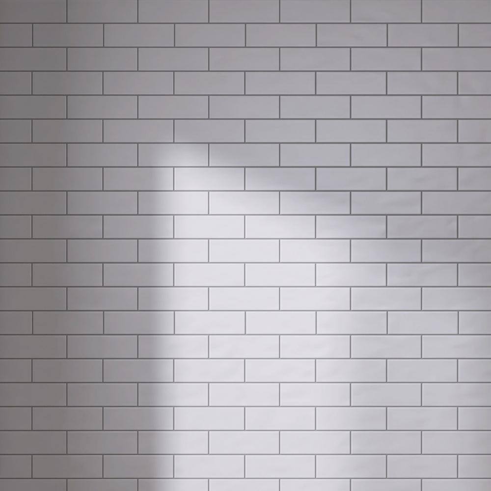 Borgo Blanco White Subway 7.9 in. x 2.6 in. Polished Porcelain Tile Sample price history on PriceWatchPro