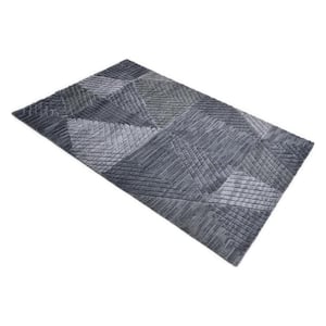 Erie Contemporary Gray 9 ft. x 12 ft. Handmade Area Rug