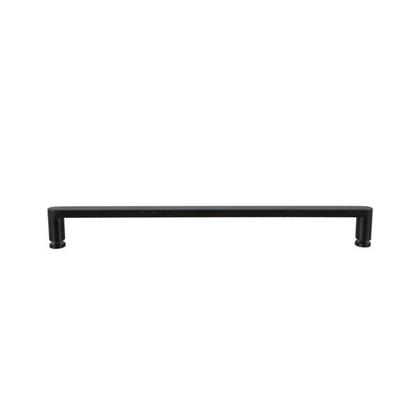 Zeafive 21 in. W x 2.75 in. H Frameless Shower Door Handle Soft-Close Double Sliding in Matte Black