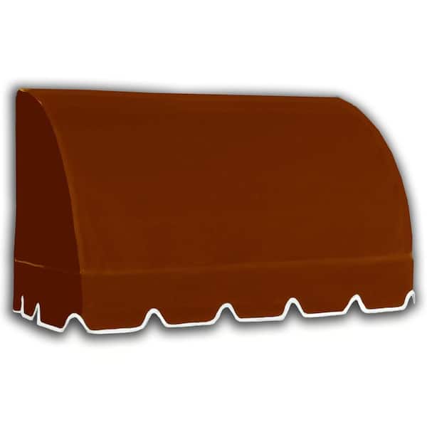 4.38 ft. Wide Savannah Window/Entry Fixed Awning (44 in. H x 36 in. D) Terracotta