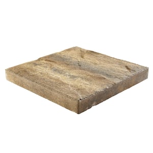 Taverna Square 16 in. x 16 in. x 2 in. Earth Blend Concrete Step Stone (72-Pieces/124 sq. ft./Pallet)