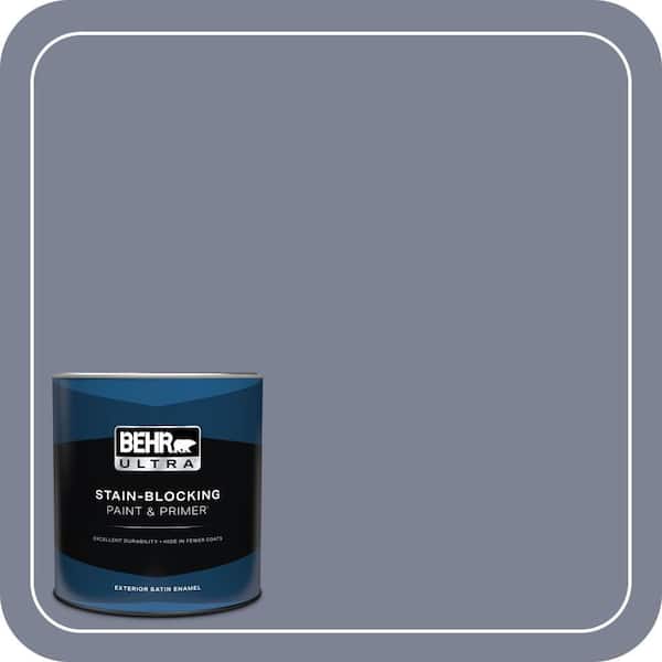 BEHR ULTRA 1 qt. #610F-6 Deep Smoke Signal Satin Enamel Exterior Paint & Primer