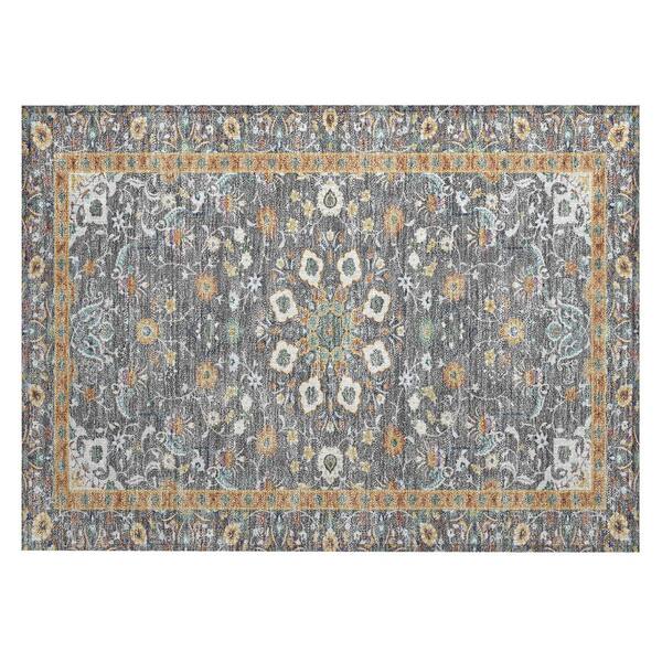 Chantille Machine Washable Indoor/Outdoor Abstract ACN2845 Gray 3 ft. x 4 ft. Area Rug