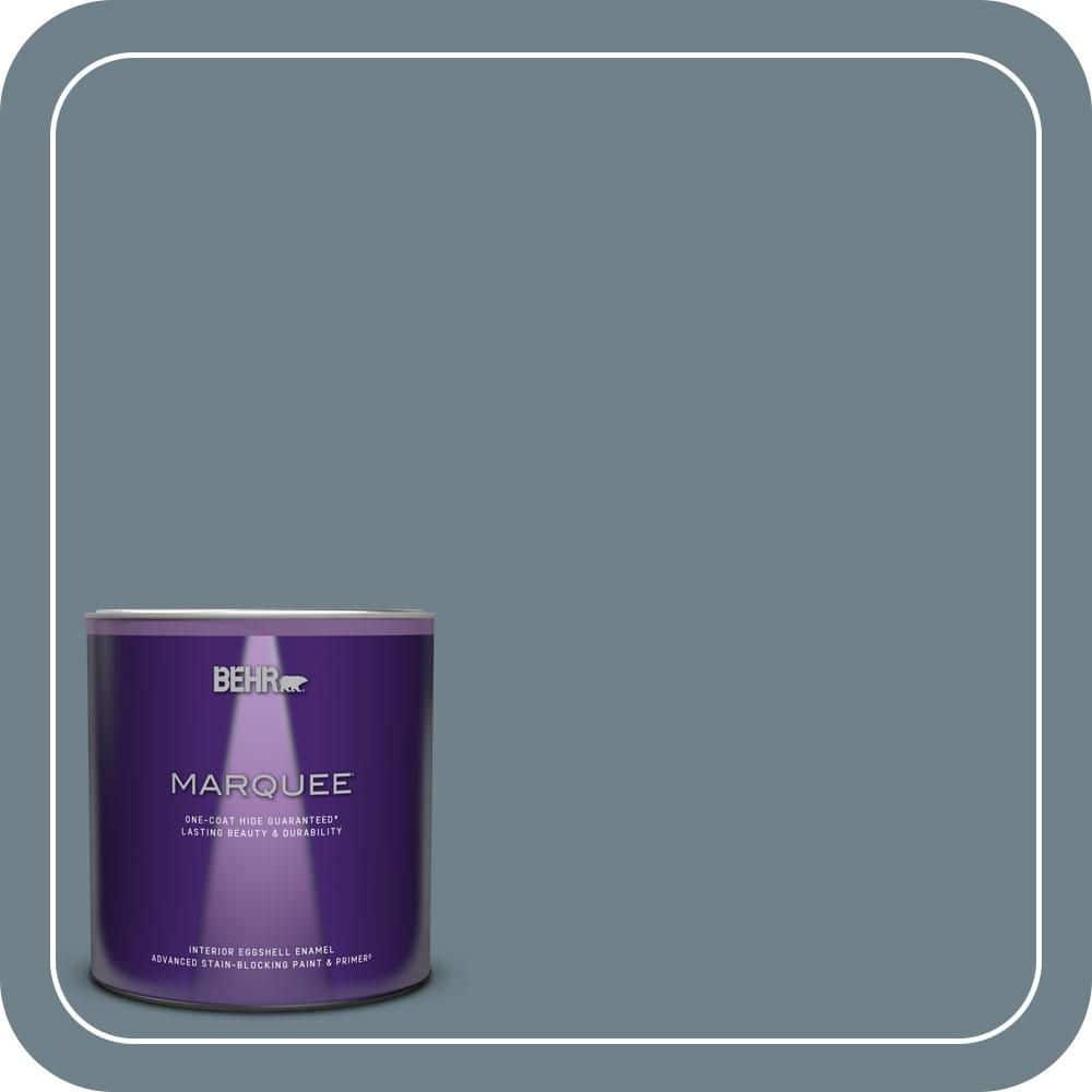 1 qt. #PPU13-04 Atlantic Shoreline One-Coat Hide Eggshell Enamel Interior Paint & Primer product image for price tracking