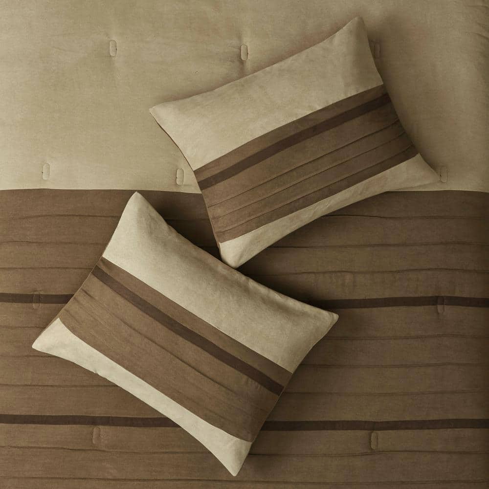 California King Natural Microfiber 7-Piece Comforter Set