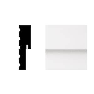 7241 1-1/4 in. x 6-9/16 in. x 84 in. White PVC Door Jamb Frame Kit