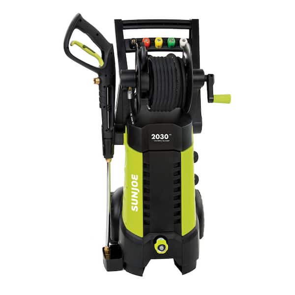 Sun Joe 2030 Max PSI 1.76 GPM 14.5 Amp Electric Pressure Washer with Hose Reel (Factory Refurbished)