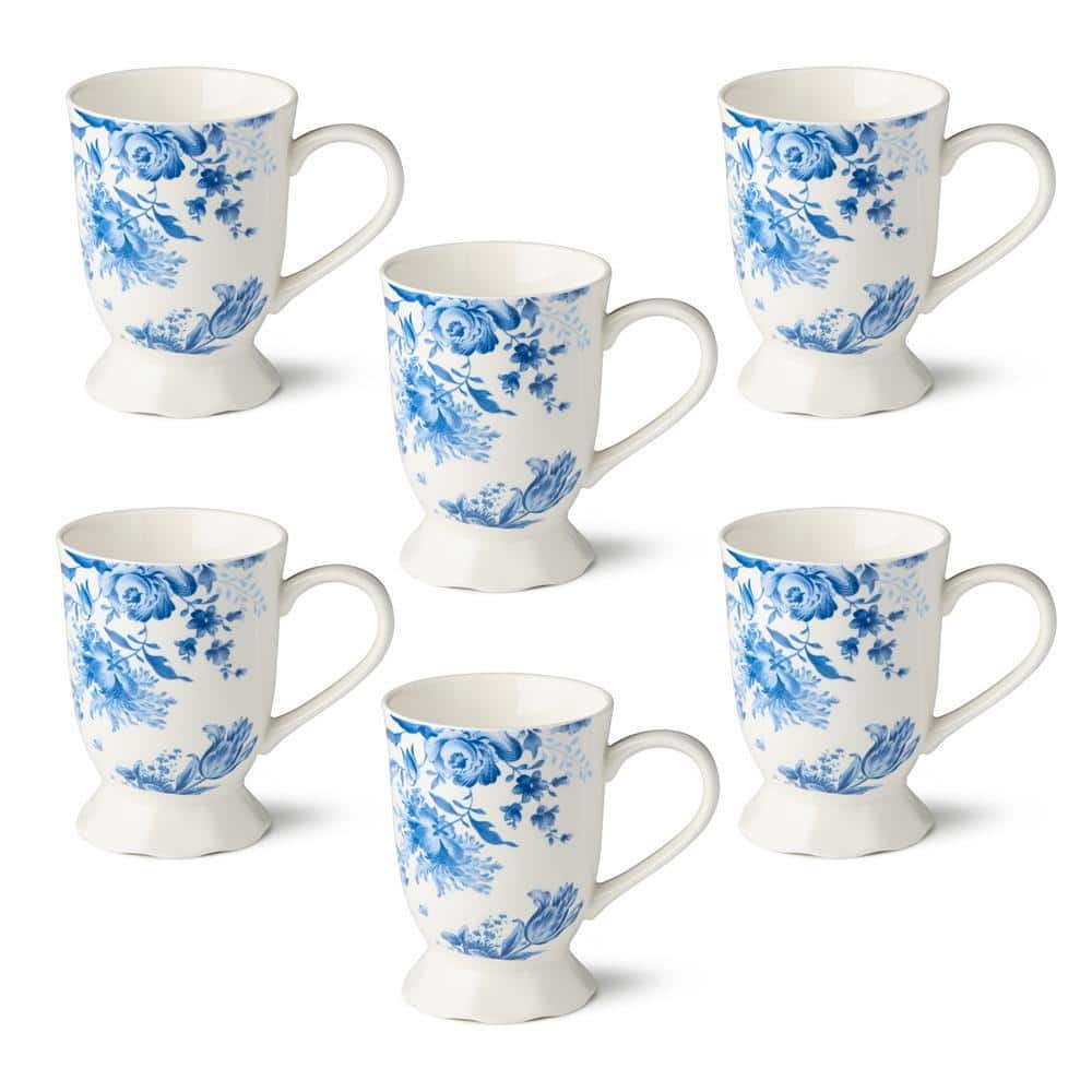 Gabrielle Blue Set of 6 Mugs 6 asst price history on PriceWatchPro