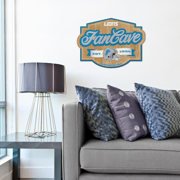 YouTheFan NFL Detroit Lions Fan Cave Decorative Sign 1903486 - The