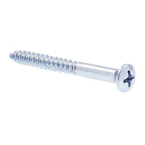 Prime-Line #8 x 1-3/4 in. Zinc Plated Steel Phillips Drive Oval Head Wood Screws (50-Pack)