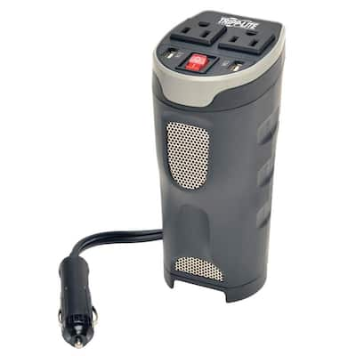 BLACK+DECKER 500-Watt Portable Car Power Inverter with Dual USB Ports  PI500B - The Home Depot