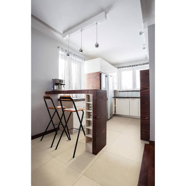 Icacos Beige 24 in. x 24 in. Polished Porcelain Marble Look Floor and Wall Tile (416 sq. ft./Pallet)