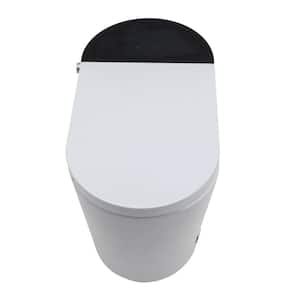 27.5 in. x 15.7 in. x 18.3 in. Elongated Ceramic Bidet Toilet 1.28 GPF in White-4 w/ Deodorizing, Heated Seat Nightlight