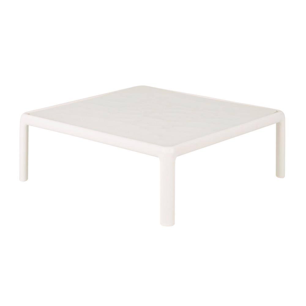 Laurel White Resin Outdoor Coffee Table price history on PriceWatchPro