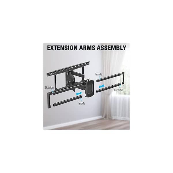 YICHUHAOXI Retractable Full Motion Wall Mount for 42 in. - 84 in