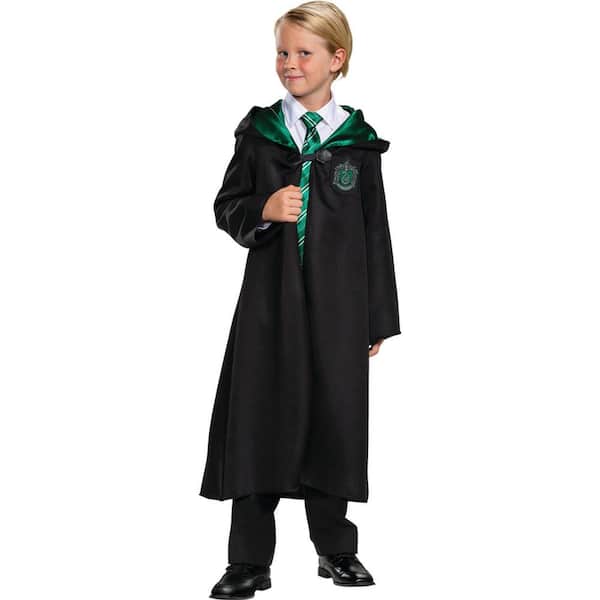 Kids Classic Harry Potter Slytherin Robe - Medium 7-8 - Kids Halloween Costume